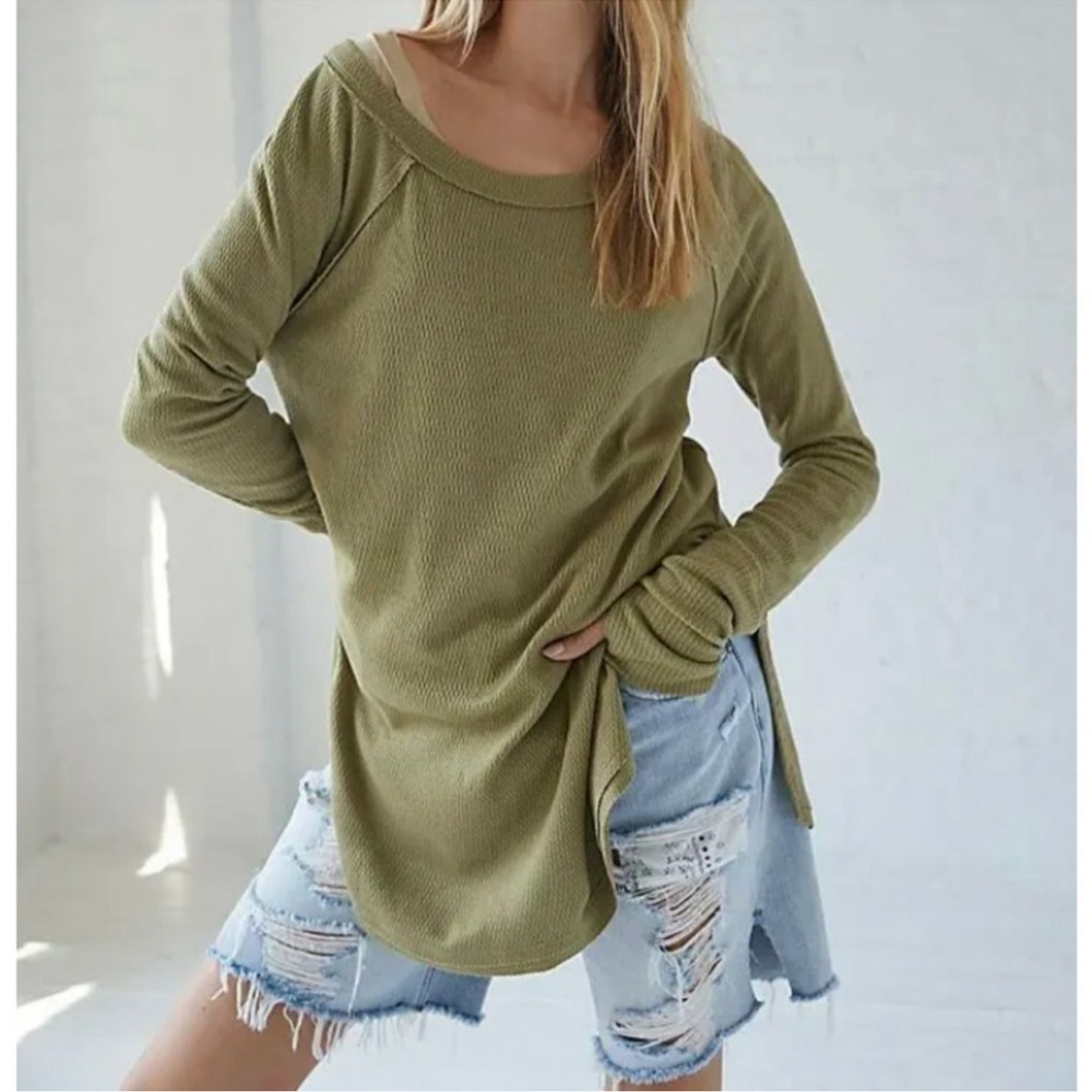 Free People Snowy Thermal Sunstone Size S